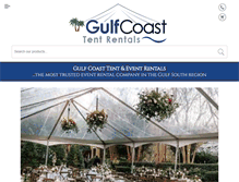 Tablet Screenshot of gulfcoast-tent.com